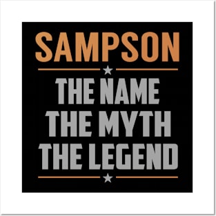 SAMPSON The Name The Myth The Legend Posters and Art